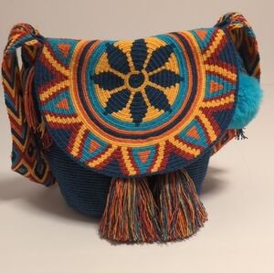 Handmade Wayuu Crochet Medium Bag